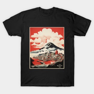 Nagasaki Japan Travel Vintage Tourism Poster T-Shirt